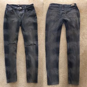 LEVI’S Distressed Indigo Denim SKINNY JEANS S